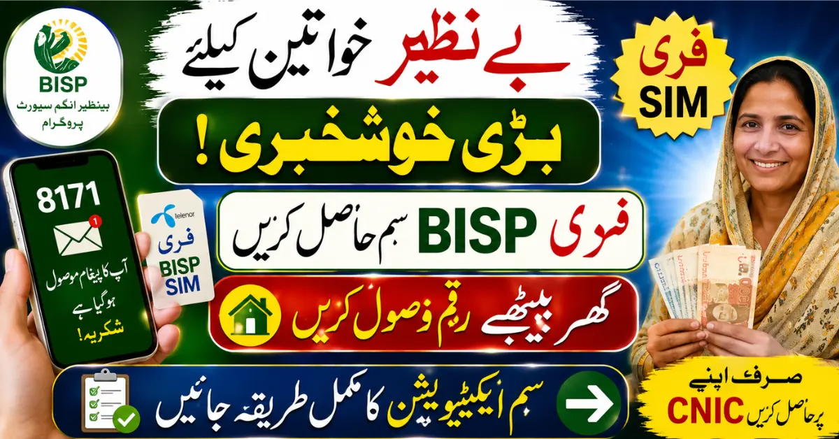 8171 BISP SIM Activation 2026 How to Receive Your Free SIM, Activate Wallet & Get Payments Without Delays