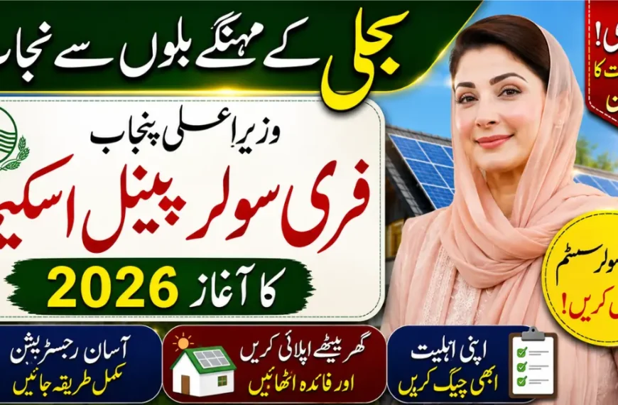 CM Punjab Free Solar Panel Scheme 2026 Registration Open – Check Eligibility, Apply Online