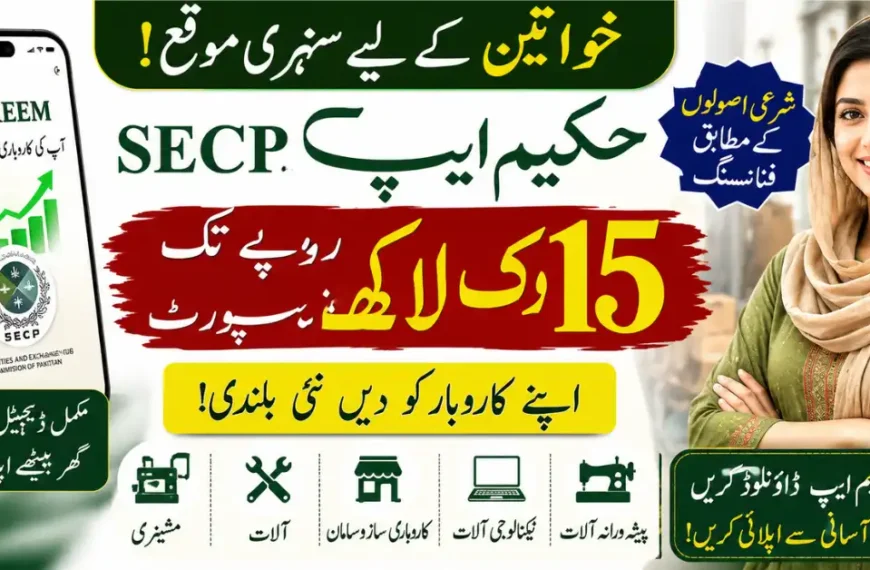 SECP Hakeem App Rs 15 Lakh Support 2026 – Online Apply Guide for Women Entrepreneurs