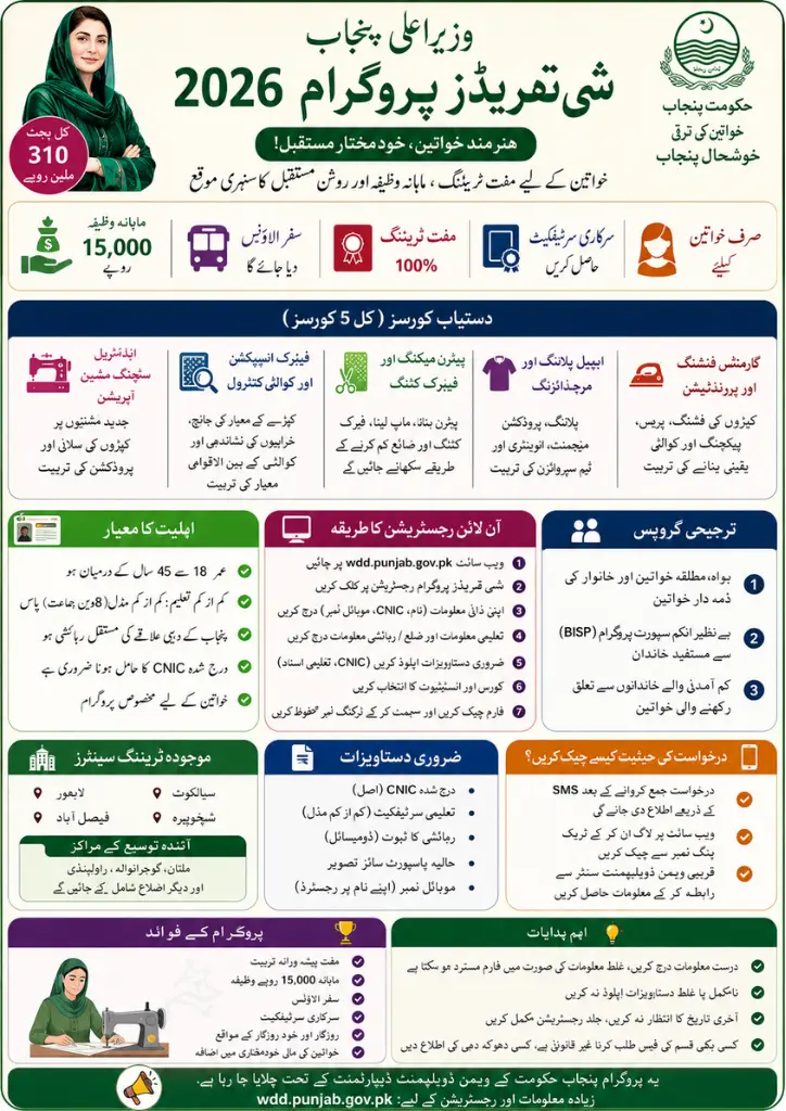 What Is the CM Punjab She Threads Program 2026
