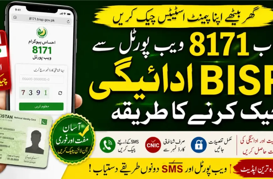 8171 BISP Payment Status Check Online by CNIC – Complete 2026 Guide